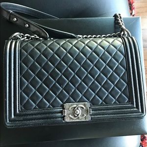 100% Authentic CHANEL Boy Bag